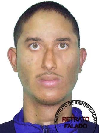 Retrato falado de um dos homens acusado de ter agredido três pessoas no Varjão com pedaço de pau(foto: Divulgação: PCDF) Retrato falado de um dos homens acusado de ter agredido três pessoas no Varjão com pedaço de pau(foto: Divulgação: PCDF)