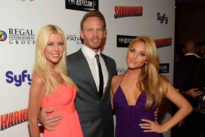 Tara Reid, Ian Ziering e Cassie Scerbo voltam no sexto filme(foto: MARK DAVIS) Tara Reid, Ian Ziering e Cassie Scerbo voltam no sexto filme(foto: MARK DAVIS)