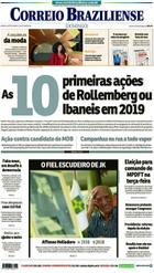 Confira a Capa do Jornal Correio Braziliense do dia 21/10/2018