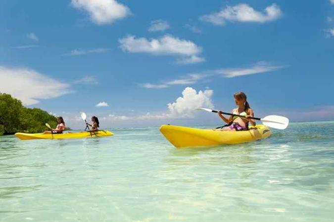 O turismo aquático é uma das principais atrações para os visitantes(foto: Autoridade de Turismo de Aruba (ATA)/Divulgação) O turismo aquático é uma das principais atrações para os visitantes(foto: Autoridade de Turismo de Aruba (ATA)/Divulgação)