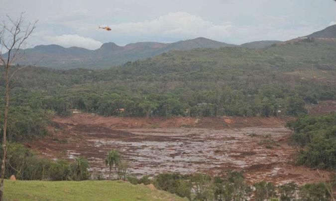 Barragem se rompeu na última sexta-feira em Brumadinho, na Grande BH(foto: Alexandre Guzanshe/EM/D.A Press) Barragem se rompeu na última sexta-feira em Brumadinho, na Grande BH(foto: Alexandre Guzanshe/EM/D.A Press)