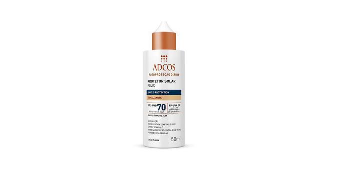 Protetor solar Fluid, da Adcos (R$ 118)ADCOS/Divulgação Protetor solar Fluid, da Adcos (R$ 118)ADCOS/Divulgação