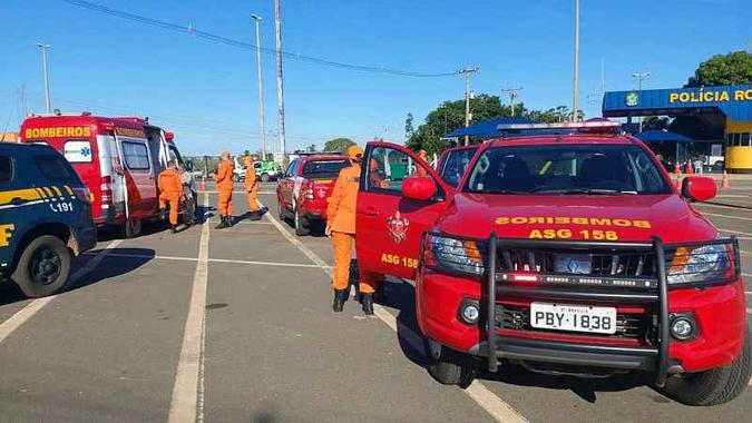 O Corpo de Bombeiros também vai receber 800 mil chips de teste para exame de coronavírus(foto: Divulgação CBMDF) O Corpo de Bombeiros também vai receber 800 mil chips de teste para exame de coronavírus(foto: Divulgação CBMDF)