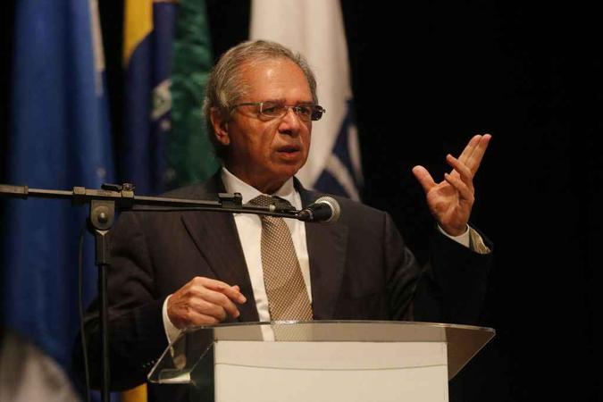 Guedes destacou que já é possível observar a retomada de investimentos(foto: Tânia Rego/Agência Brasil) Guedes destacou que já é possível observar a retomada de investimentos(foto: Tânia Rego/Agência Brasil)