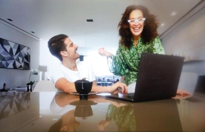 Claudia Raia e o filho Enzo compartilharam com Iude um pouco do dia a dia na quarentena(foto: Iude Richele/Divulgação) Claudia Raia e o filho Enzo compartilharam com Iude um pouco do dia a dia na quarentena(foto: Iude Richele/Divulgação)