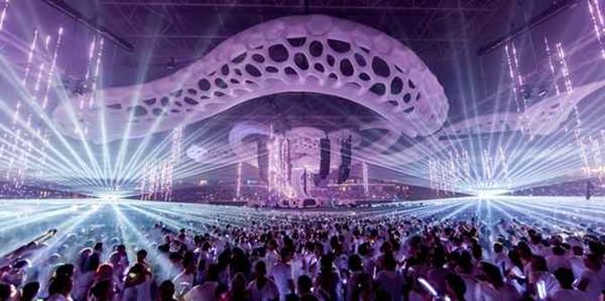A festa Sensation teve edições em 34 países do mundo(foto: Sensation Brasil/Divulgação) A festa Sensation teve edições em 34 países do mundo(foto: Sensation Brasil/Divulgação)