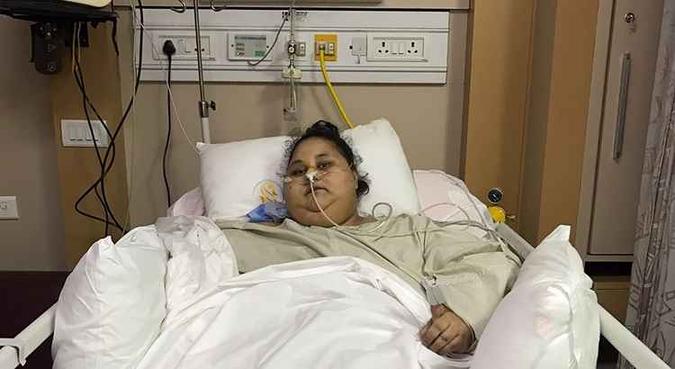 A história desta mulher que há 25 anos não podia sair de casa deu a volta ao mundo e levou um cirurgião indiano a oferecer a operação(foto: HO / SAIFEE HOSPITAL / AFP) A história desta mulher que há 25 anos não podia sair de casa deu a volta ao mundo e levou um cirurgião indiano a oferecer a operação(foto: HO / SAIFEE HOSPITAL / AFP)
