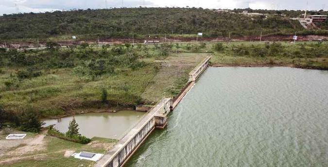Nesta quinta, nível do Descoberto e de Santa Maria chegou a 91,1% e 56,5%, respectivamente(foto: Breno Fortes/CB/D.A Press) Nesta quinta, nível do Descoberto e de Santa Maria chegou a 91,1% e 56,5%, respectivamente(foto: Breno Fortes/CB/D.A Press)