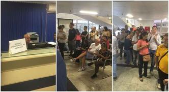 De acordo com uma servidora, só haviam três computadores funcionando no setor(foto: Alberto Ferreira Marques Filho) De acordo com uma servidora, só haviam três computadores funcionando no setor(foto: Alberto Ferreira Marques Filho)