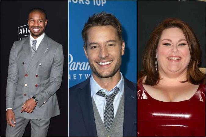 Michael B. Jordan, Justin Hartley e Chrissy Metz são alguns que estarão no evento(foto: AFP / Mark RALSTON - AFP / VALERIE MACON - AFP / JEAN-BAPTISTE LACROIX) Michael B. Jordan, Justin Hartley e Chrissy Metz são alguns que estarão no evento(foto: AFP / Mark RALSTON - AFP / VALERIE MACON - AFP / JEAN-BAPTISTE LACROIX)