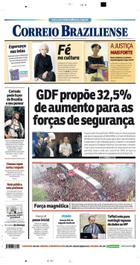 Confira a Capa do Jornal Correio Braziliense do dia 21/11/2019