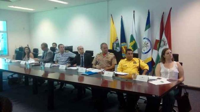 Números foram divulgados em coletiva de imprensa pela Secretaria da Segurança Pública e da Paz Social(foto: Augusto Fernandes/Esp. CB/D.A Press) Números foram divulgados em coletiva de imprensa pela Secretaria da Segurança Pública e da Paz Social(foto: Augusto Fernandes/Esp. CB/D.A Press)