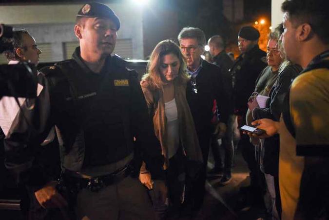 Michelle Bolsonaro, esposa de Jair, chega à Santa Casa em Juiz de Fora (MG)(foto: Fábio Teixeira/AFP) Michelle Bolsonaro, esposa de Jair, chega à Santa Casa em Juiz de Fora (MG)(foto: Fábio Teixeira/AFP)