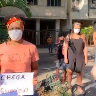 Manifestação Vidas negras importam no Rio de Janeiro(foto: Twitter/Reprodução) Manifestação Vidas negras importam no Rio de Janeiro(foto: Twitter/Reprodução)