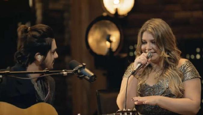 Luan Santana lança parceria com Marília Mendonça(foto: YouTube/Reprodução) Luan Santana lança parceria com Marília Mendonça(foto: YouTube/Reprodução)