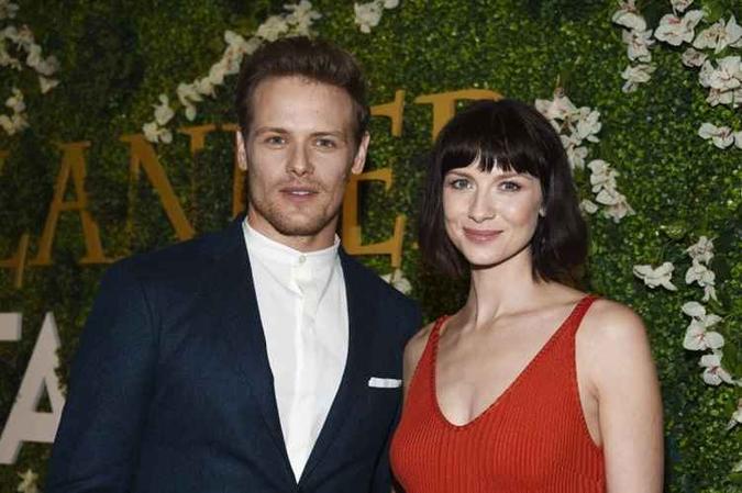 A atriz Caitriona Balfe foi indicada ao Globo de Ouro 2018 como Melhor Atriz em Série de Drama(foto: AMANDA EDWARDS/AFP) A atriz Caitriona Balfe foi indicada ao Globo de Ouro 2018 como Melhor Atriz em Série de Drama(foto: AMANDA EDWARDS/AFP)