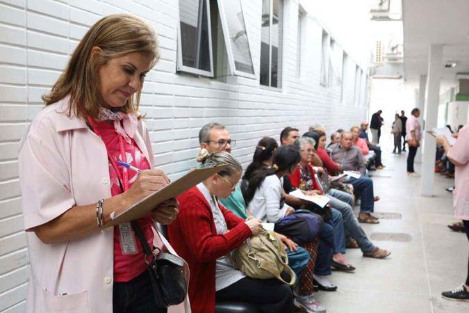 O mutirão previa atender até 160 pacientes; 264 estão na fila(foto: Mariana Raphael/Secretaria de Saúde do Distrito Federal) O mutirão previa atender até 160 pacientes; 264 estão na fila(foto: Mariana Raphael/Secretaria de Saúde do Distrito Federal)