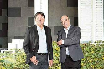 Os CEOs da Patrimar, Alex Veiga, e da Somattos, Francisco Mattos: empreendimento com padrão internacional (foto: Divulgação ) Os CEOs da Patrimar, Alex Veiga, e da Somattos, Francisco Mattos: empreendimento com padrão internacional (foto: Divulgação )
