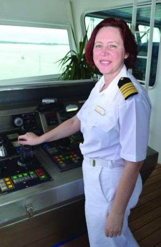 A capitã Serena Melani, será a primeira mulher a comandar um navio de cruzeiro em sua viagem inaugural(foto: Divulgação) A capitã Serena Melani, será a primeira mulher a comandar um navio de cruzeiro em sua viagem inaugural(foto: Divulgação)
