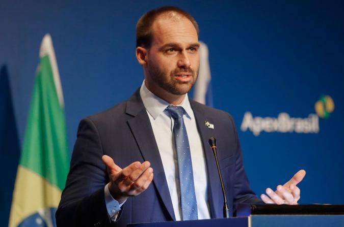 O deputado federal Eduardo Bolsonaro(foto: AFP) O deputado federal Eduardo Bolsonaro(foto: AFP)