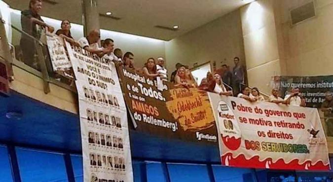 Como ocorreu em outras oportunidades, profissionais pretendem lotar as galerias da Câmara Legislativa(foto: Ana Viriato/CB/D.A Press - 15/6/17) Como ocorreu em outras oportunidades, profissionais pretendem lotar as galerias da Câmara Legislativa(foto: Ana Viriato/CB/D.A Press - 15/6/17)