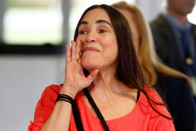 A estreia de Regina Duarte na Globo ocorreu em 1969, na novela Véu de Noiva(foto: Sérgio Lima/AFP) A estreia de Regina Duarte na Globo ocorreu em 1969, na novela Véu de Noiva(foto: Sérgio Lima/AFP)