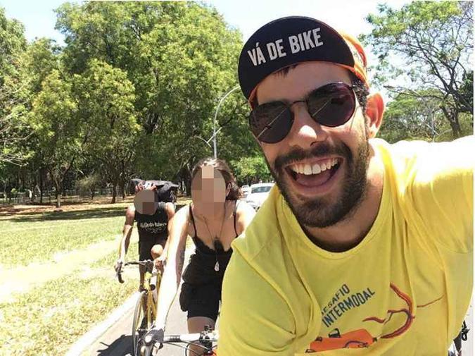 Ciclista Raul Aragão morreu atropelado na Asa Norte(foto: Reprodução) Ciclista Raul Aragão morreu atropelado na Asa Norte(foto: Reprodução)