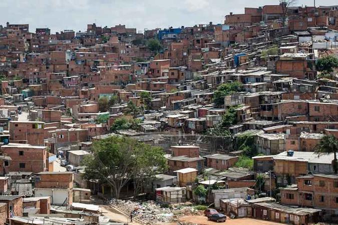 Comunidade de Paraisópolis, onde ocorreu a tragédia(foto: AFP/Yasuyoshi Chiba) Comunidade de Paraisópolis, onde ocorreu a tragédia(foto: AFP/Yasuyoshi Chiba)
