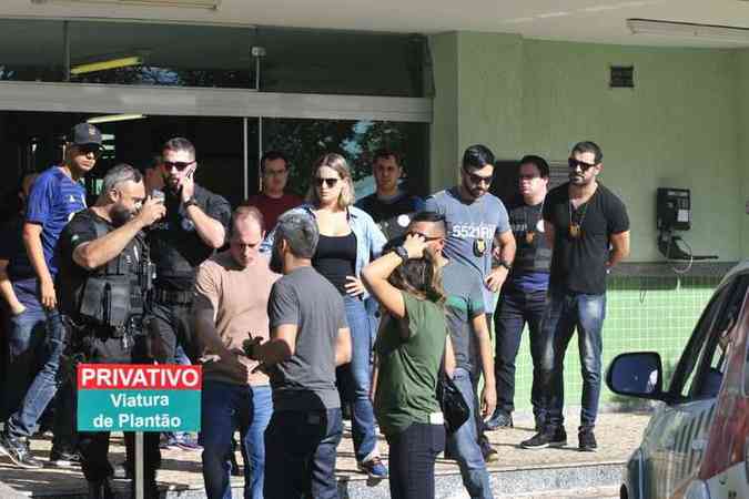 Falsa ocorrência mobilizou agentes da área de segurança pública(foto: Minervino Junior/CB/D.A Press)