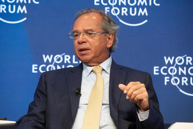 Ministro da Economia, Paulo Guedes, no Fórum Econômico Mundial, em Davos(foto: Christian Clavadetscher/Fórum Econômico Mundial) Ministro da Economia, Paulo Guedes, no Fórum Econômico Mundial, em Davos(foto: Christian Clavadetscher/Fórum Econômico Mundial)