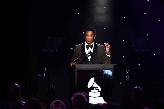 O rapper Jay-Z na 60ª edição do Grammy, em janeiro de 2018(foto: JEWEL SAMAD/AFP) O rapper Jay-Z na 60ª edição do Grammy, em janeiro de 2018(foto: JEWEL SAMAD/AFP)