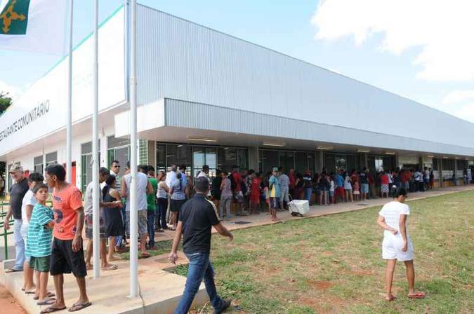 O restaurante comunitário do Sol Nascente é uma das unidades que estará fechada até sexta-feira (7/12)(foto: Gabriel Jabur/Agência Brasília.) O restaurante comunitário do Sol Nascente é uma das unidades que estará fechada até sexta-feira (7/12)(foto: Gabriel Jabur/Agência Brasília.)