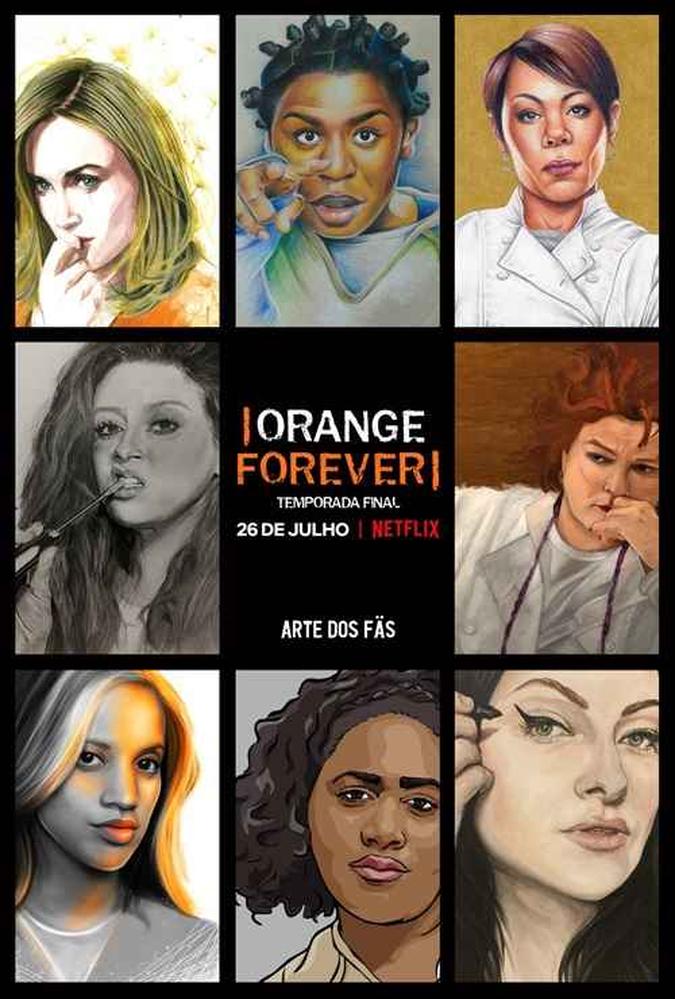 O arte foi feita por artistas de diversos países(foto: Netflix/ Divulgação) O arte foi feita por artistas de diversos países(foto: Netflix/ Divulgação)