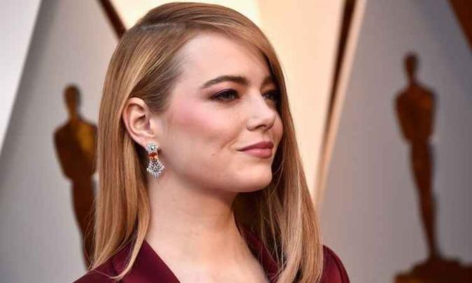 Emma Stone, a protagonista do live-action Cruella(foto: Frazer Harrison) Emma Stone, a protagonista do live-action Cruella(foto: Frazer Harrison)