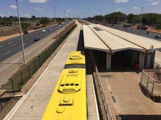 Integração do BRT no Park Way (foto: Mayara Subtil/Esp. CB/D.A Press ) Integração do BRT no Park Way (foto: Mayara Subtil/Esp. CB/D.A Press )