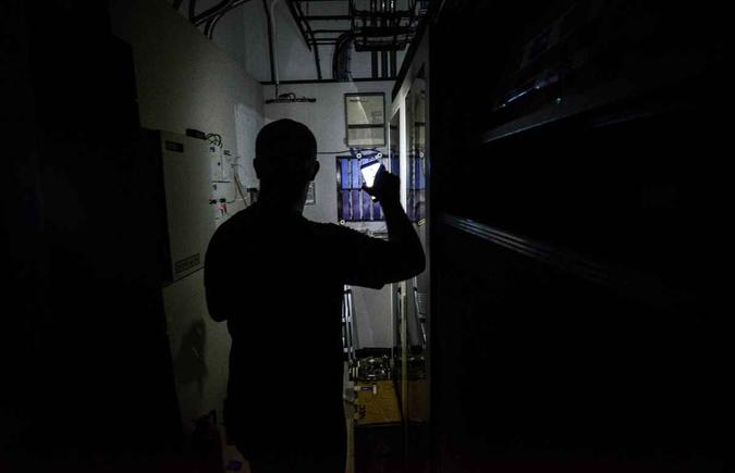 A falha se originou na subestação de Santa Teresa, ao norte da Venezuela(foto: Juan Barreto / AFP) A falha se originou na subestação de Santa Teresa, ao norte da Venezuela(foto: Juan Barreto / AFP)