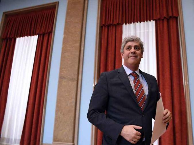 Ministro português Mário Centeno vence eleições do Eurogrupo(foto: AFP / Francisco LEONG) Ministro português Mário Centeno vence eleições do Eurogrupo(foto: AFP / Francisco LEONG)