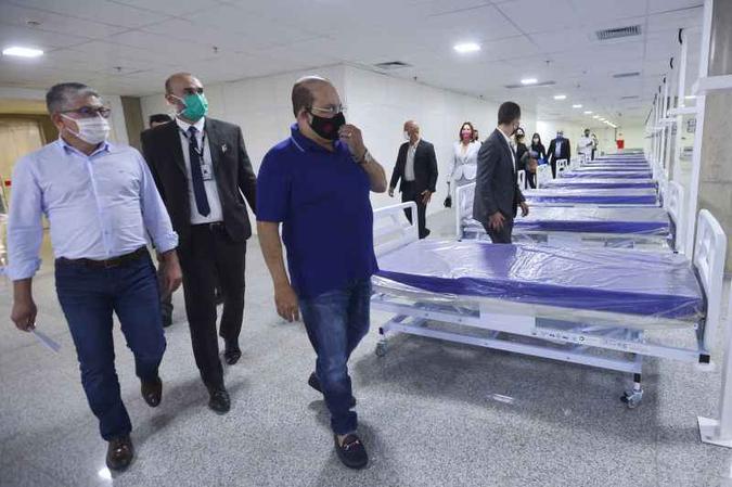 Ibaneis Rocha decreta estado de calamidade p�blica no DF(foto: Marcelo Ferreira/CB/D.A Press)