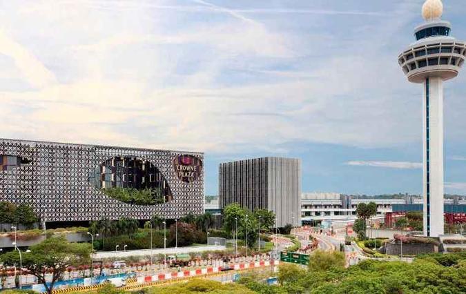 Em Singapura, o Crowne Plaza é uma das opções de hospedagem(foto: Crowne Plaza/Divulgação) Em Singapura, o Crowne Plaza é uma das opções de hospedagem(foto: Crowne Plaza/Divulgação)