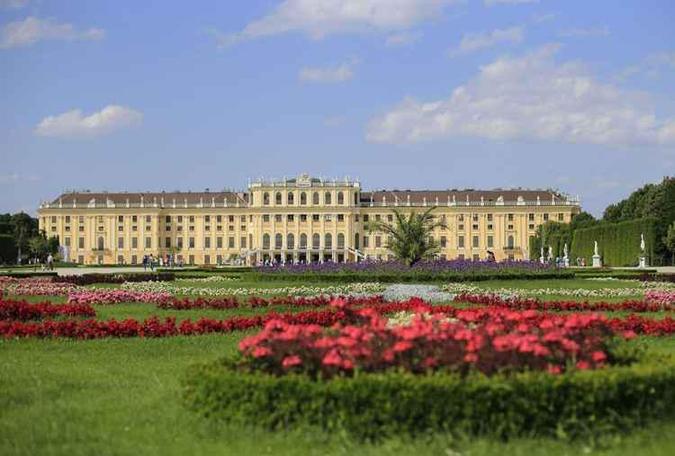 Jardins do Palácio de Schönbrunn, em Viena(foto: Alexander Klein/AFP) Jardins do Palácio de Schönbrunn, em Viena(foto: Alexander Klein/AFP)