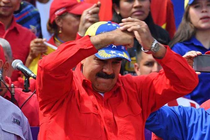 Irã apoia Maduro e tem sido um dos grandes apoiadores do governo da Venezuela desde 1999, quando Hugo Chávez assumiu a presidência do país(foto: AFP / Yuri Cortez) Irã apoia Maduro e tem sido um dos grandes apoiadores do governo da Venezuela desde 1999, quando Hugo Chávez assumiu a presidência do país(foto: AFP / Yuri Cortez)
