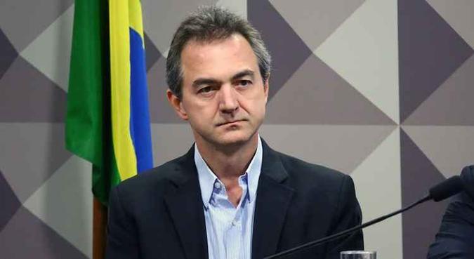 Joesley Batista chegou ao Senado pouco depois das 8h escoltado por agentes da Polícia Federal(foto: Cleia Viana/Câmara dos Deputados ) Joesley Batista chegou ao Senado pouco depois das 8h escoltado por agentes da Polícia Federal(foto: Cleia Viana/Câmara dos Deputados )