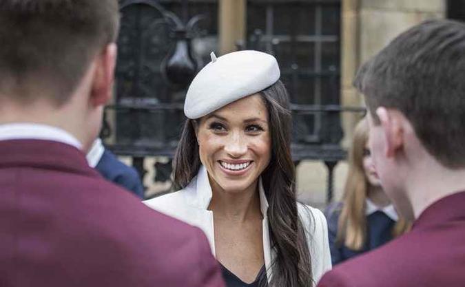 A união do príncipe Harry com a atriz Meghan Markle está marcada para o dia 19 de maio(foto: AFP / POOL / JACK HILL) A união do príncipe Harry com a atriz Meghan Markle está marcada para o dia 19 de maio(foto: AFP / POOL / JACK HILL)