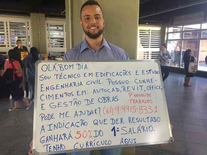 Último emprego com carteira assinada de Johnathan Pereira Luz foi em 2015(foto: Reprodução/Internet) Último emprego com carteira assinada de Johnathan Pereira Luz foi em 2015(foto: Reprodução/Internet)