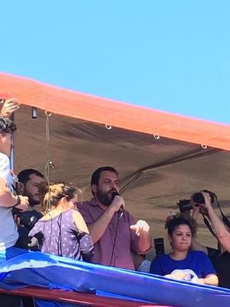 Guilherme Boulos, do PSOL, defende a luta em prol da educação pública(foto: Clara Lobo/Esp. CB/D.A Press) Guilherme Boulos, do PSOL, defende a luta em prol da educação pública(foto: Clara Lobo/Esp. CB/D.A Press)