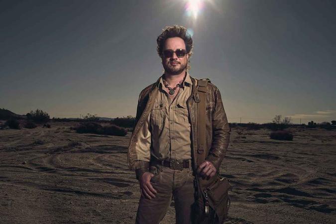 O apresentador Giorgio Tsoukalos: 'Nem todo mundo está pronto para a ideia de que não estamos sozinhos no universo. Muitas pessoas entrariam em pânico'(foto: Divulgação)