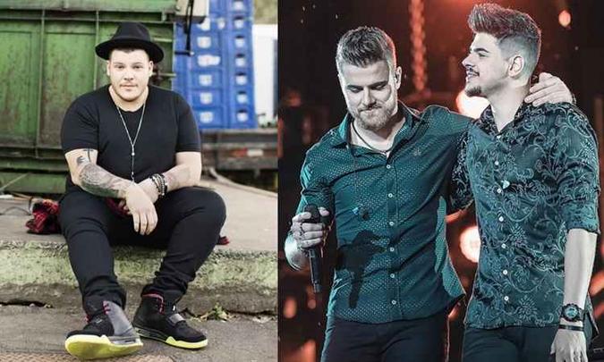 Zé Neto e Cristiano são confirmados como convidados do novo DVD de Ferrugem(foto: Warner/Divulgação - Alysson Moreno/Divulgação) Zé Neto e Cristiano são confirmados como convidados do novo DVD de Ferrugem(foto: Warner/Divulgação - Alysson Moreno/Divulgação)