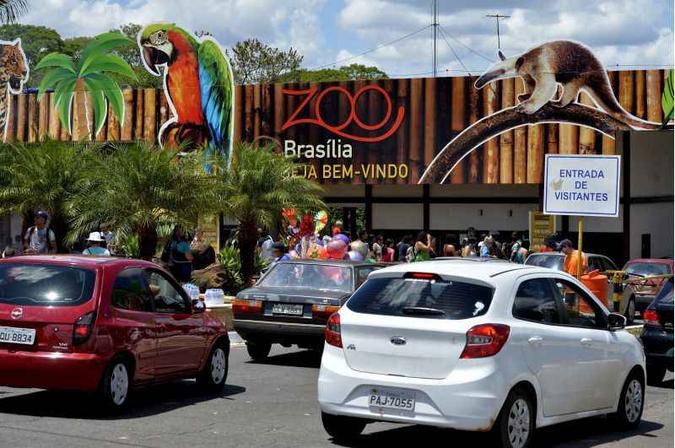 O zoológico funcionará das 8h30 às 17h e os ingressos custam R$ 10 a inteira(foto: Marcelo Ferreira/CB/D.A Press) O zoológico funcionará das 8h30 às 17h e os ingressos custam R$ 10 a inteira(foto: Marcelo Ferreira/CB/D.A Press)