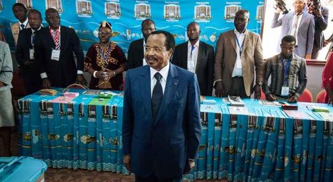 Em Camarões 75% da população não conhecem nenhum outro presidente além de Biya(foto: AFP) Em Camarões 75% da população não conhecem nenhum outro presidente além de Biya(foto: AFP)