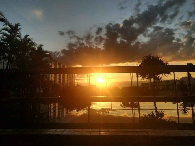 Amanhecer em Brasília(foto: Bárbara Cabral/Esp. CB/D.A Press) Amanhecer em Brasília(foto: Bárbara Cabral/Esp. CB/D.A Press)